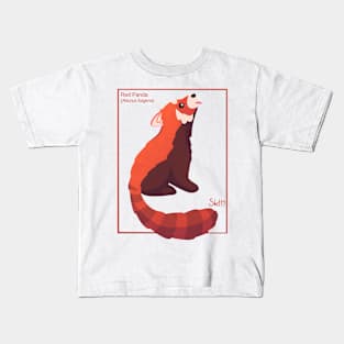 Red Panda Science Kids T-Shirt